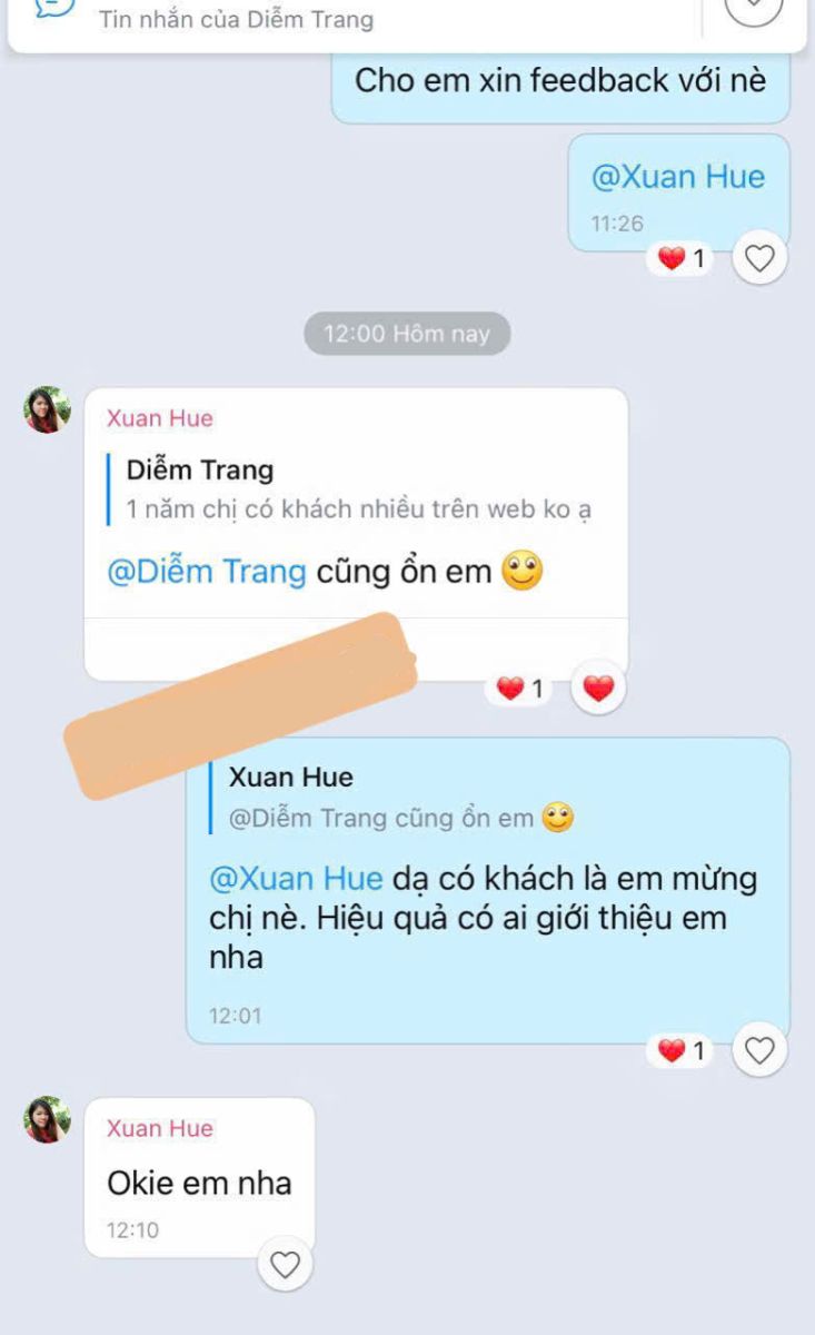review của khách hàng